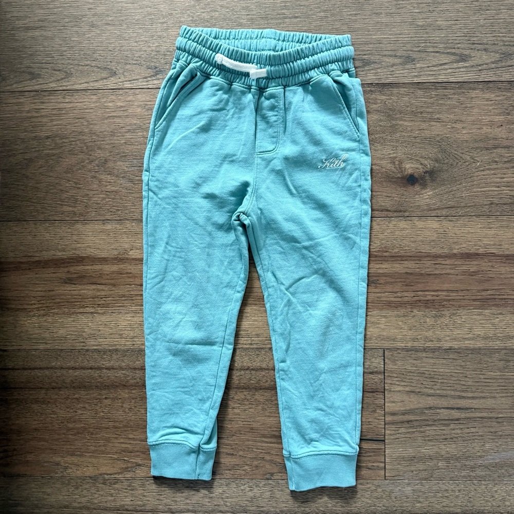 KITH Kids Williams Aqua Jogger Pants Size 4/5 years